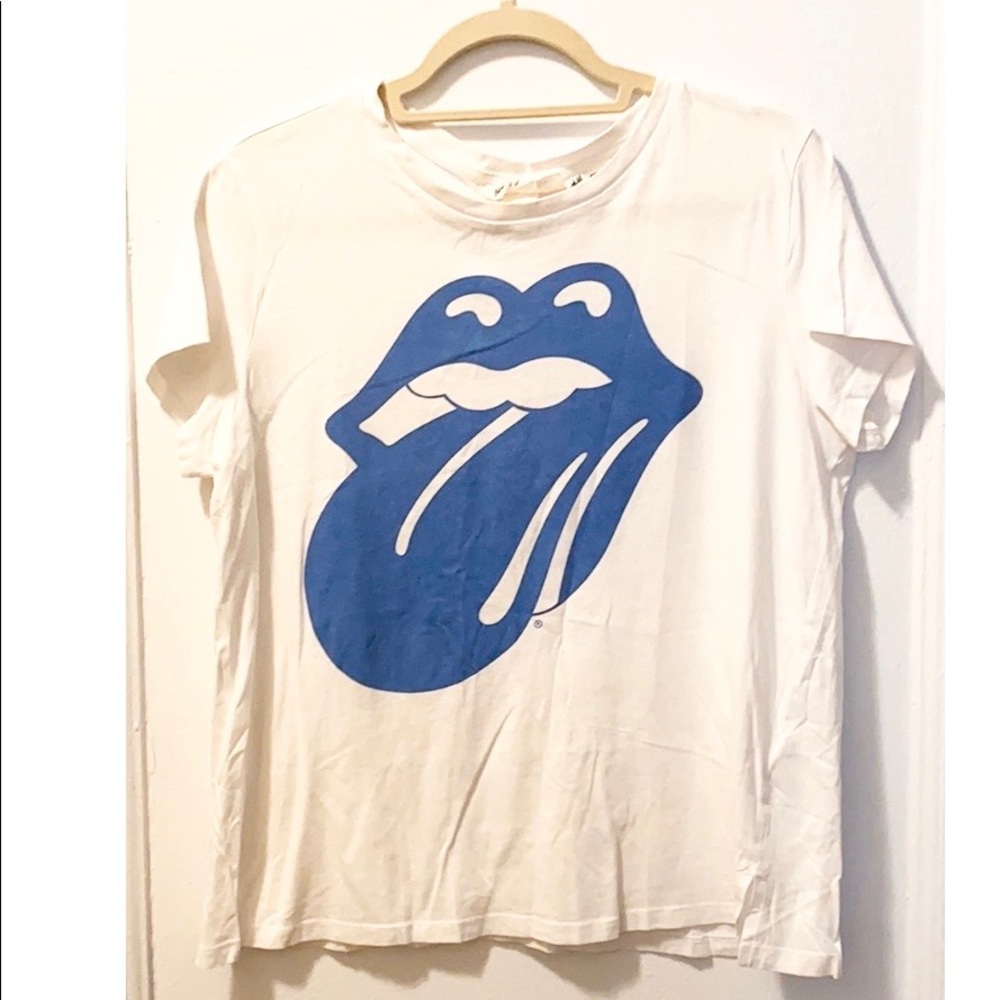 H&M Rolling Stones White T-Shirt